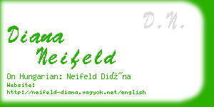 diana neifeld business card